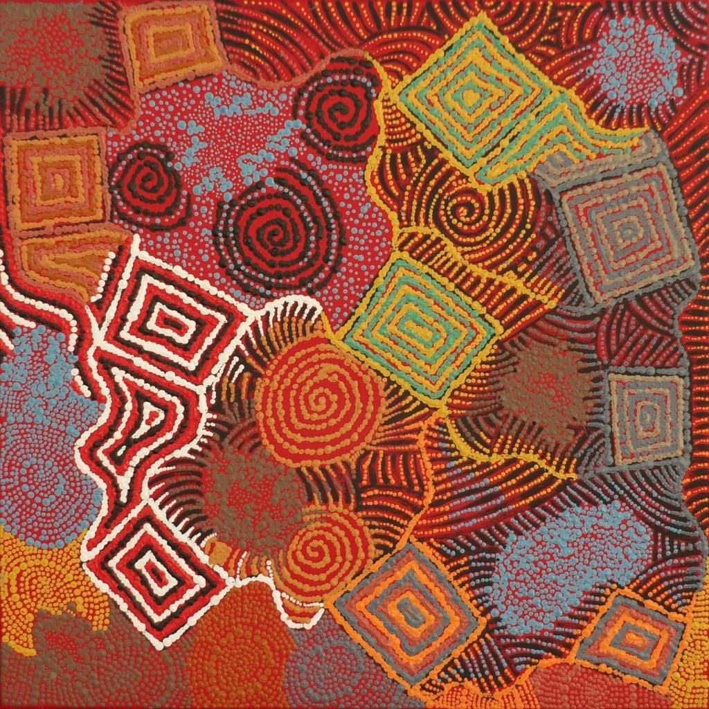 Happening paperback får Contemporary Australian Authentic Aboriginal Art
