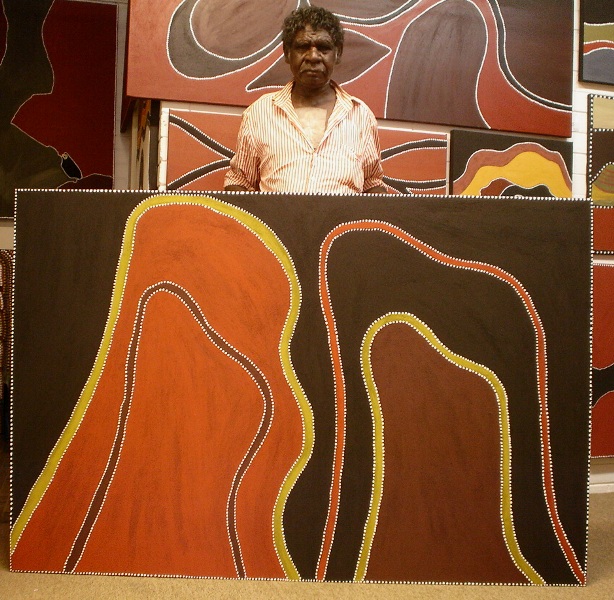 70cm x 55cm for outdoor or garden displays Details about   Authentic Aboriginal Paintings. 